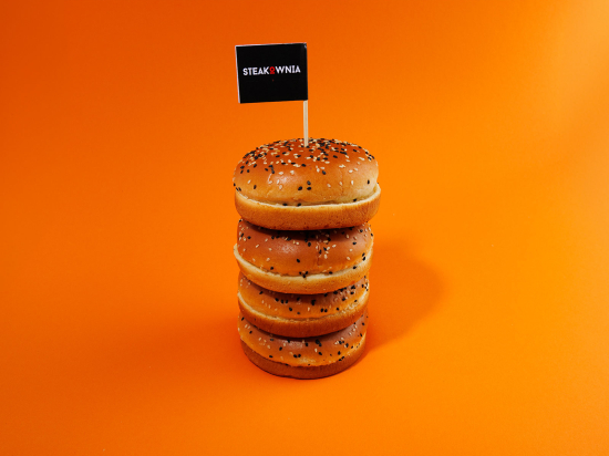 Bułki burgerowe brioche z sezamem 4 szt.