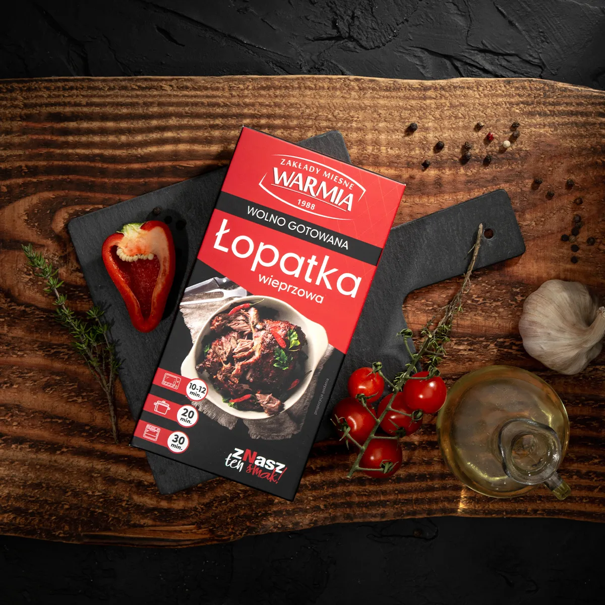 Łopatka wieprzowa wolno gotowana