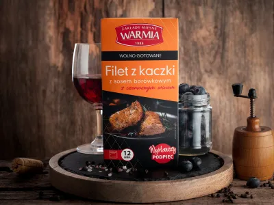 Filet z kaczki wolno gotowany