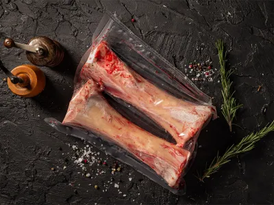 Kości wołowe - szpikowe łódeczki 1 kg