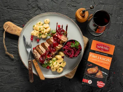 Filet z kaczki wolno gotowany