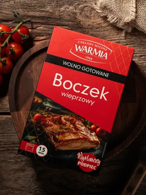 Boczek wieprzowy wolno gotowany 800 g