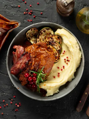 Żeberka wieprzowe w kapuście (wolno gotowane) 500 g VAC