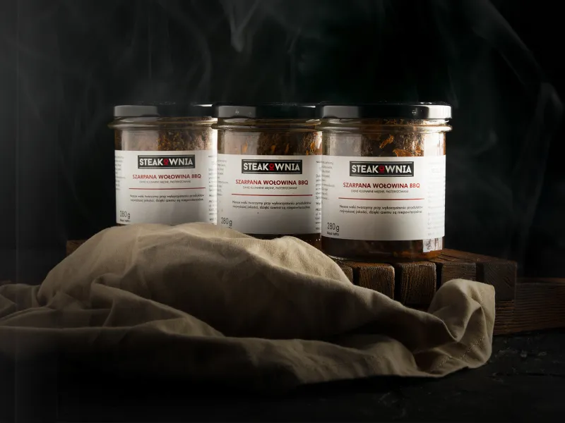 Produkt SteakoWeki Szarpana Wołowina Zdjęcie