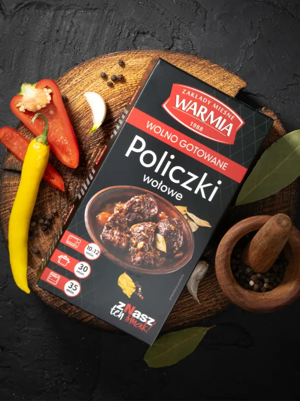 Produkt Policzki wołowe wolno gotowane Zdjęcie