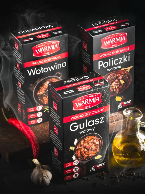 Produkt Zestaw Wołowina w kartonikach Zdjęcie