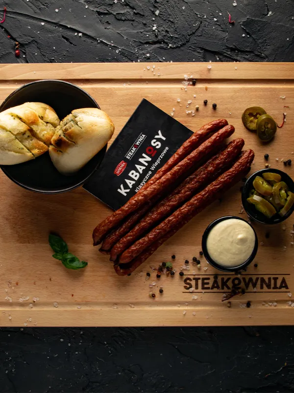 Produkt Kabanosy Steakownia Premium - wieprzowe 185 g Zdjęcie